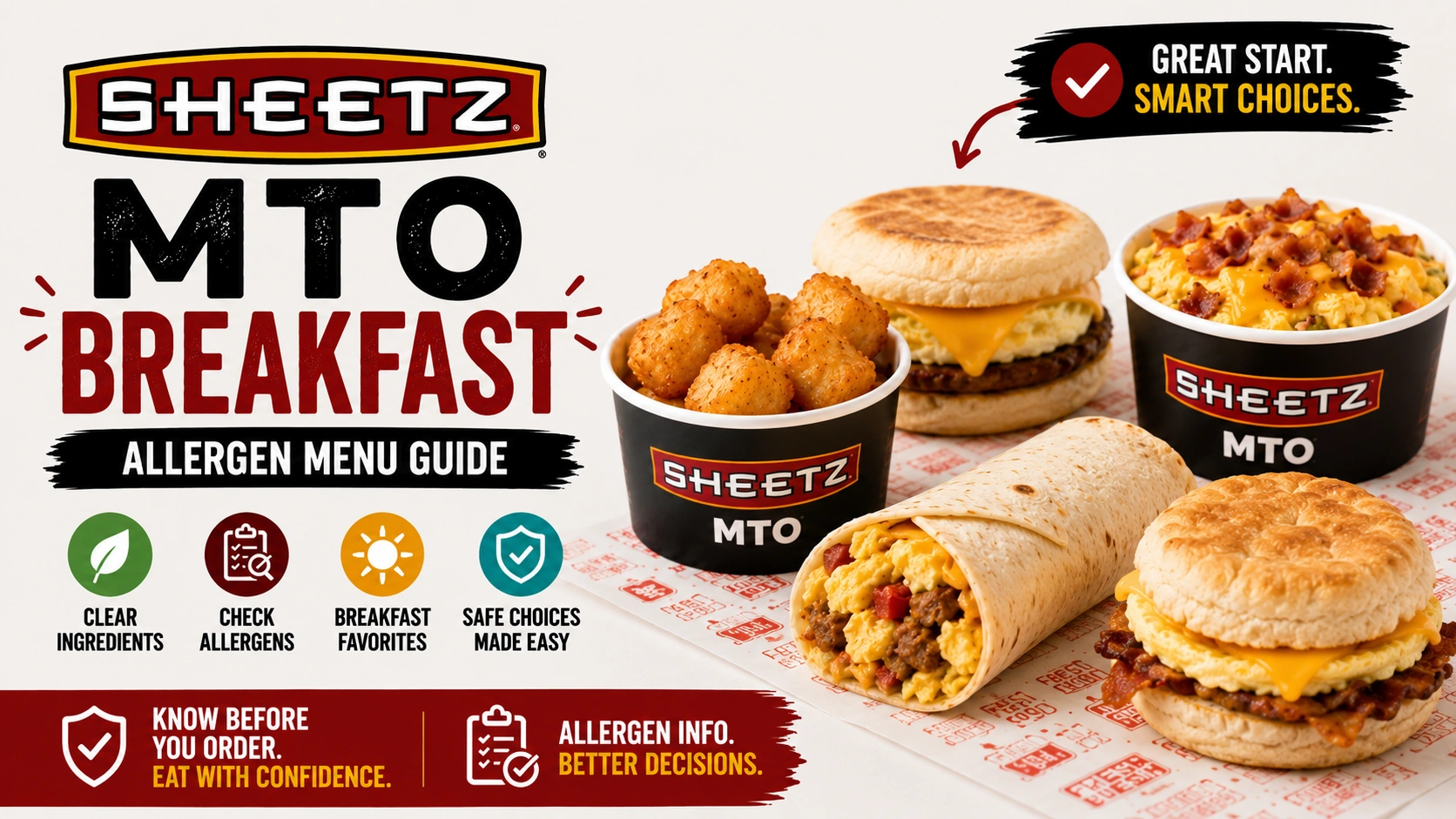 Sheetz Breakfast Allergen Menu