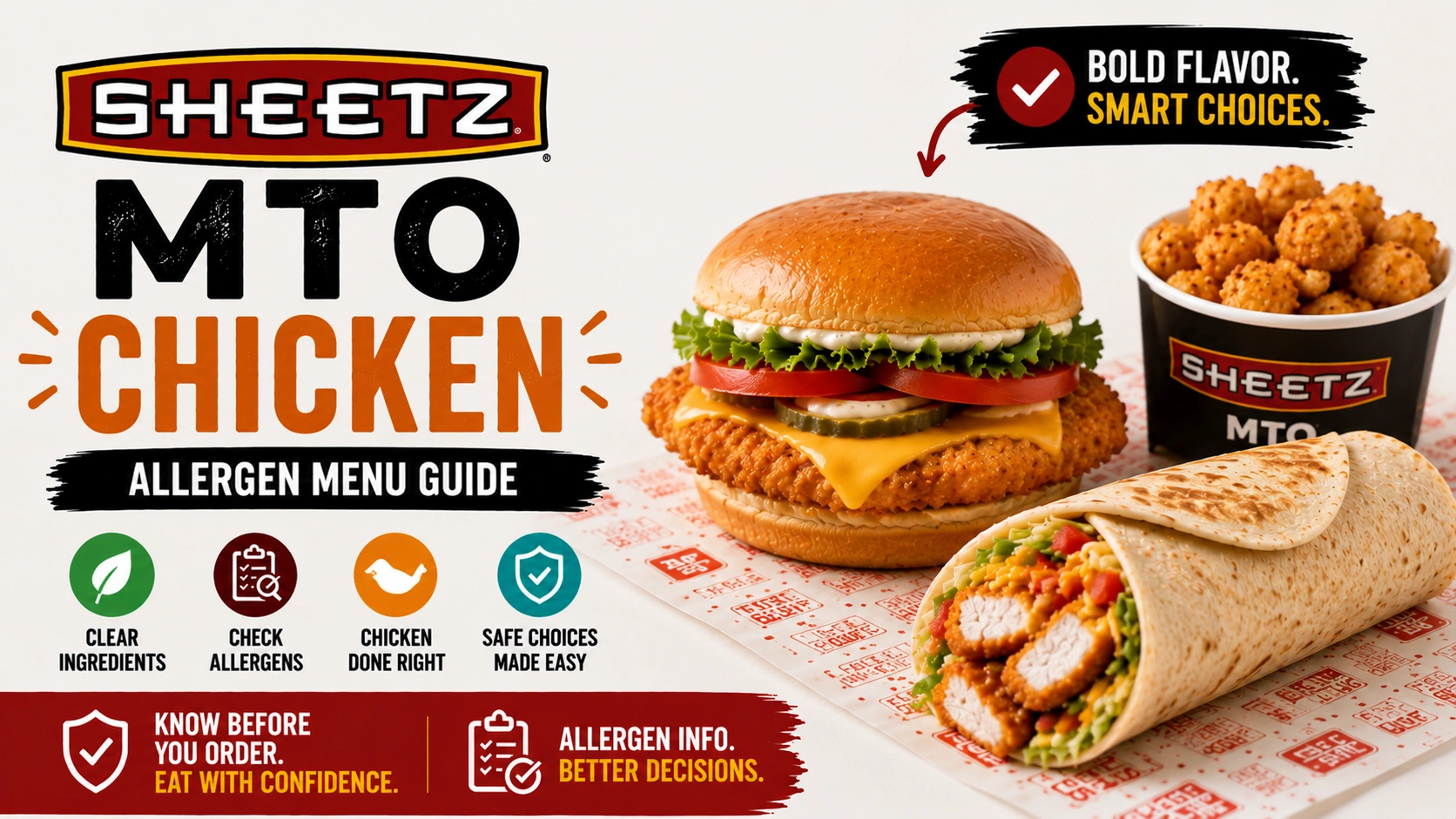 Sheetz Chicken Allergen Menu