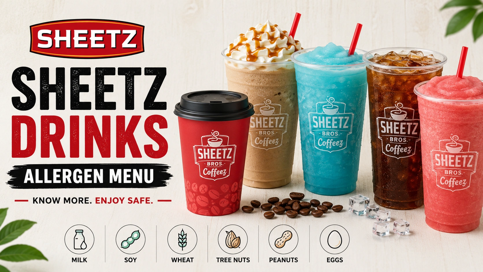 Sheetz Drinks Allergen Menu