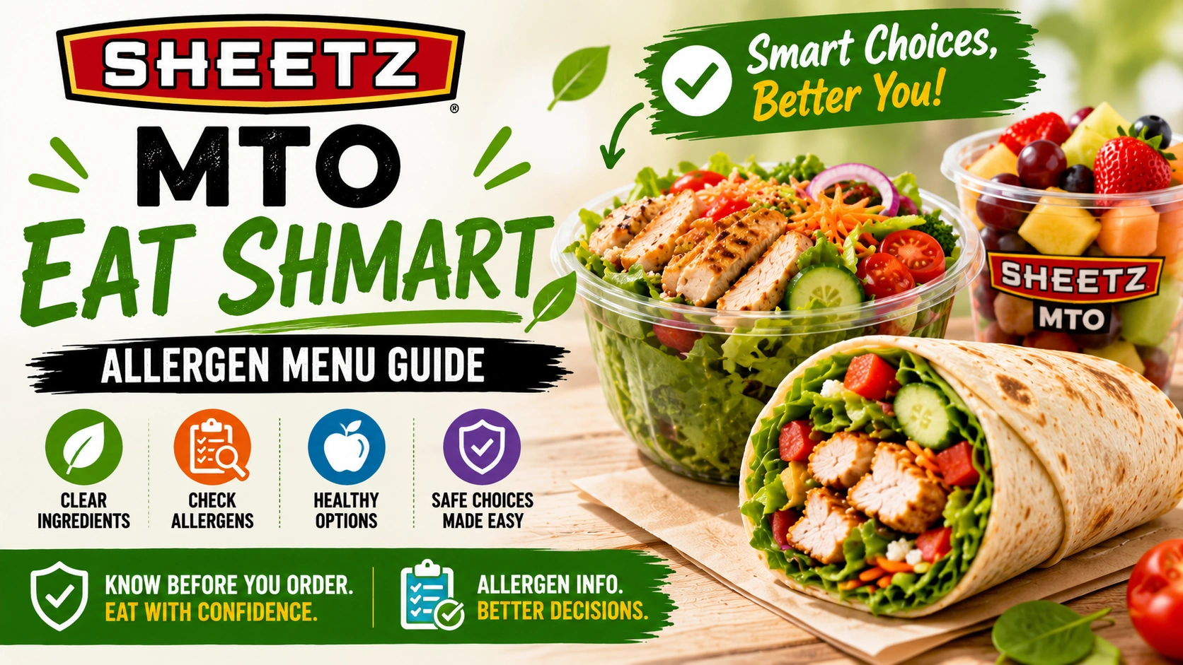 Sheetz Eat Shmart Allergen Menu