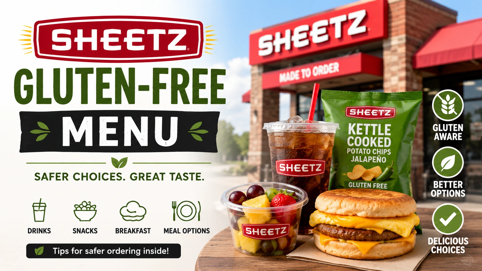 Sheetz Gluten Free Menu