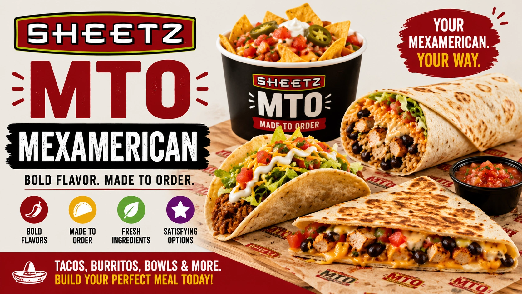 Sheetz MexAmerican Nutrition Menu