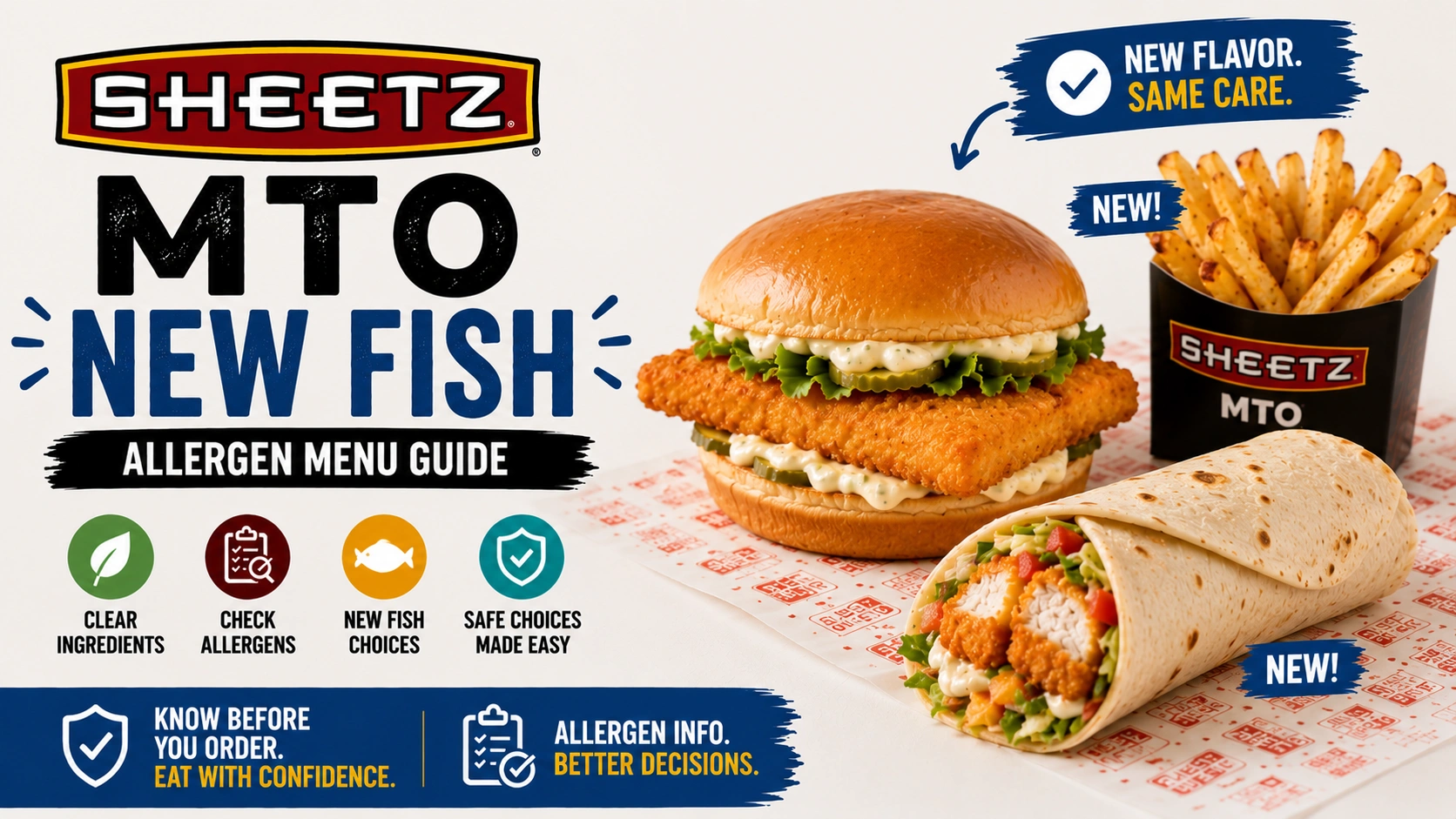 Sheetz NEW! Fish Allergen Menu