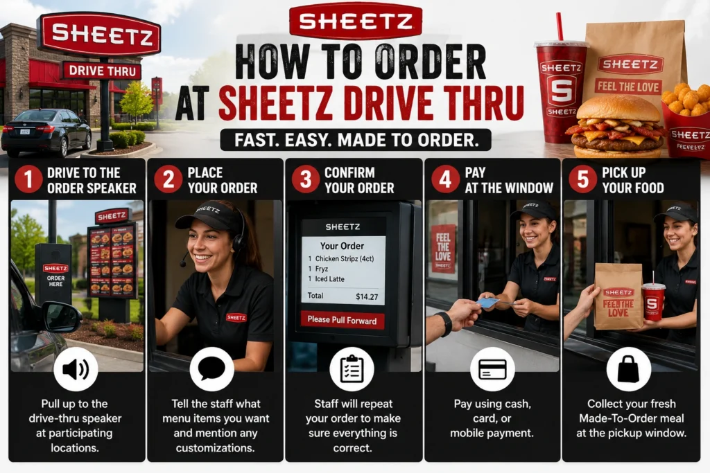 sheetz drive thru ordering process