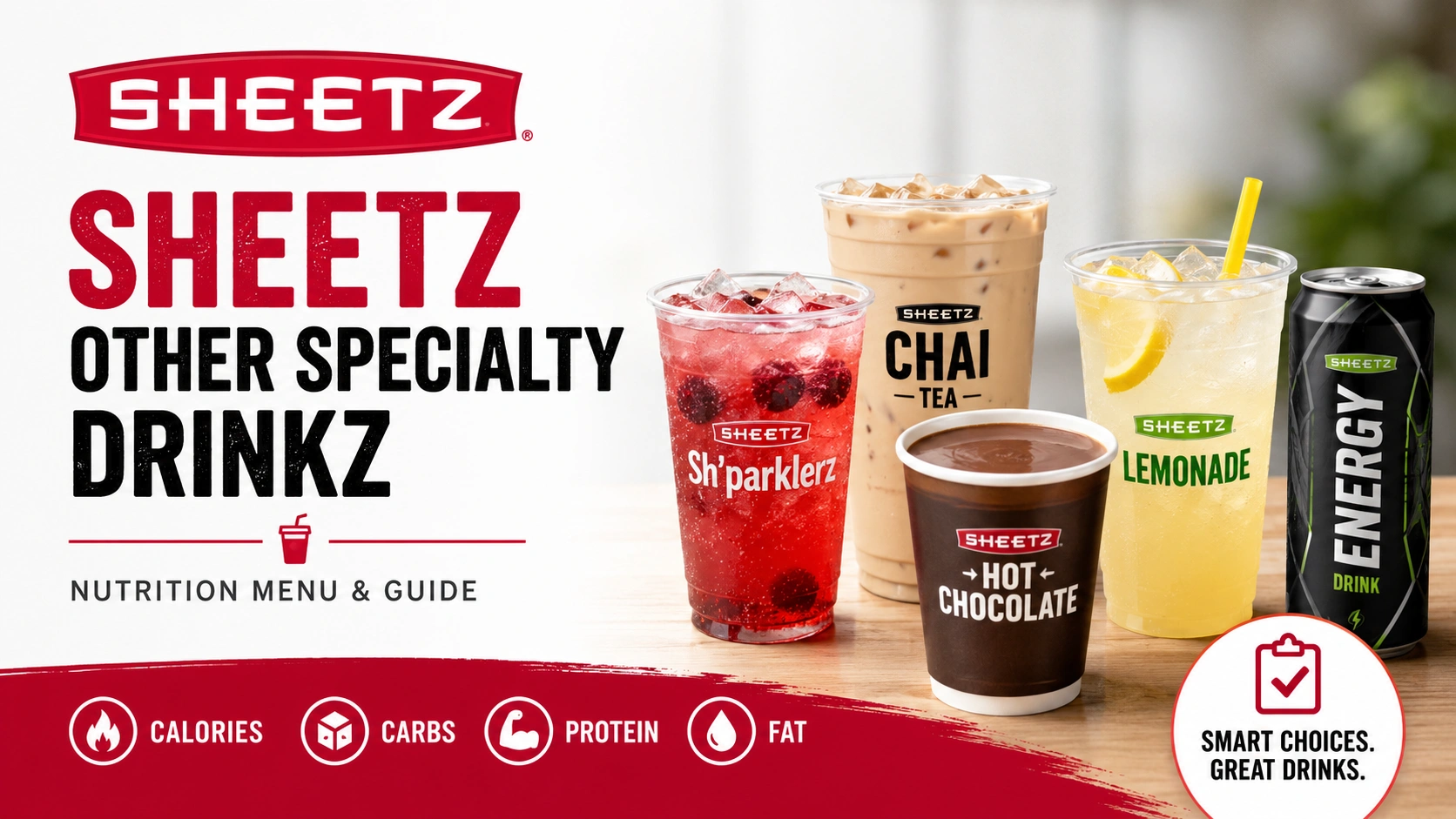 Sheetz Other Specialty Drinkz Nutrition Menu