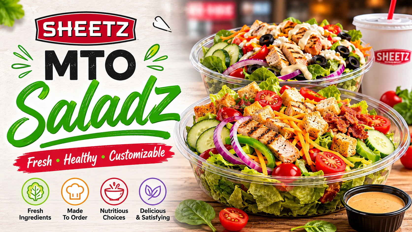 Sheetz Saladz Nutrition Menu