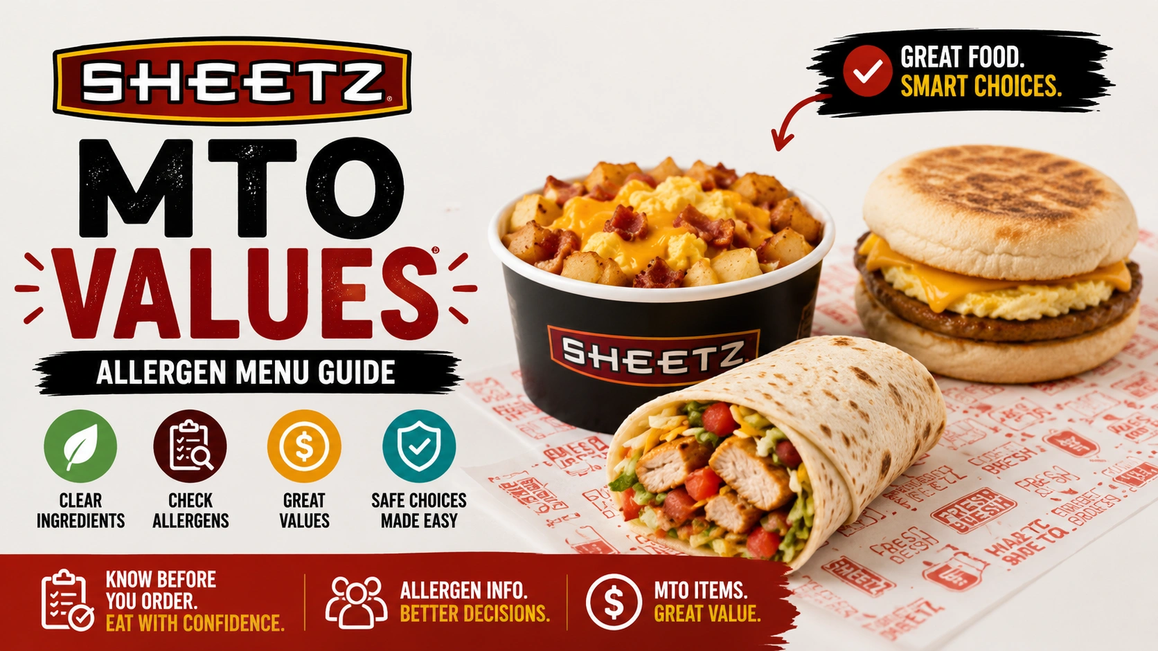 Sheetz Values Allergen Menu